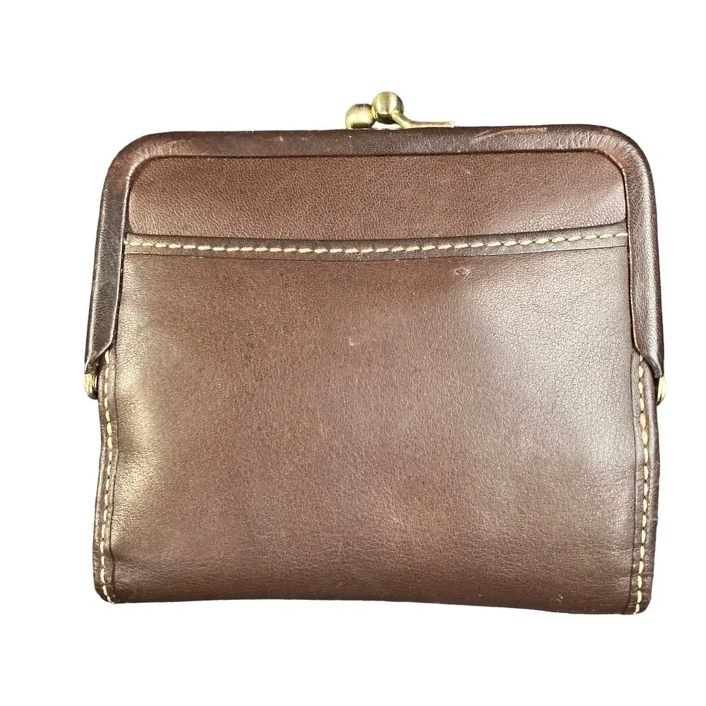 Coach vintage mahagony brown small clutch wallet - Picture 2 of 16